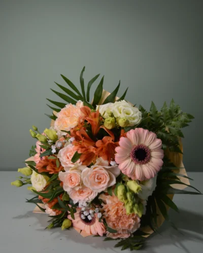 Púderes öröm virágcsokor