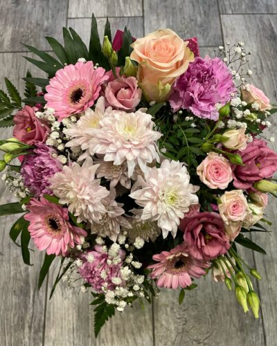 Rózsaszín Meglepetés virágcsokor