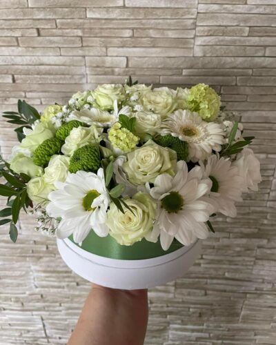 "Köszönöm, hogy vagy nekem!" virágbox