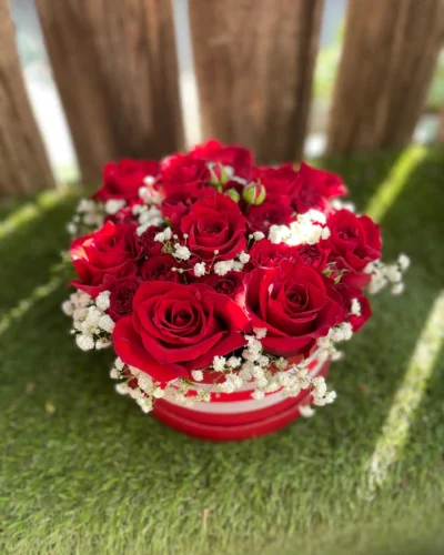 "Rózsás álom" Virágbox