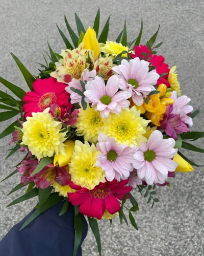 Színkavalkád csokor